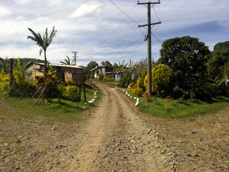 Beautiful Yavuna Village in Fiji